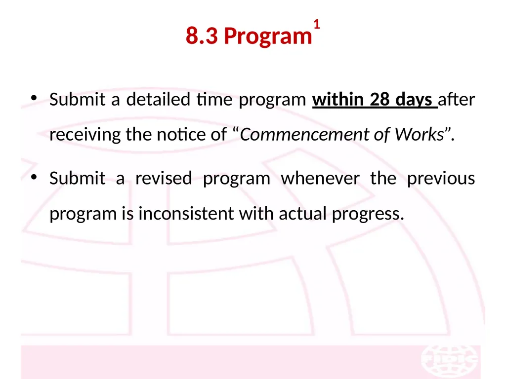 FIDIC Conditions of Contract for Construction - slide 111 of 250