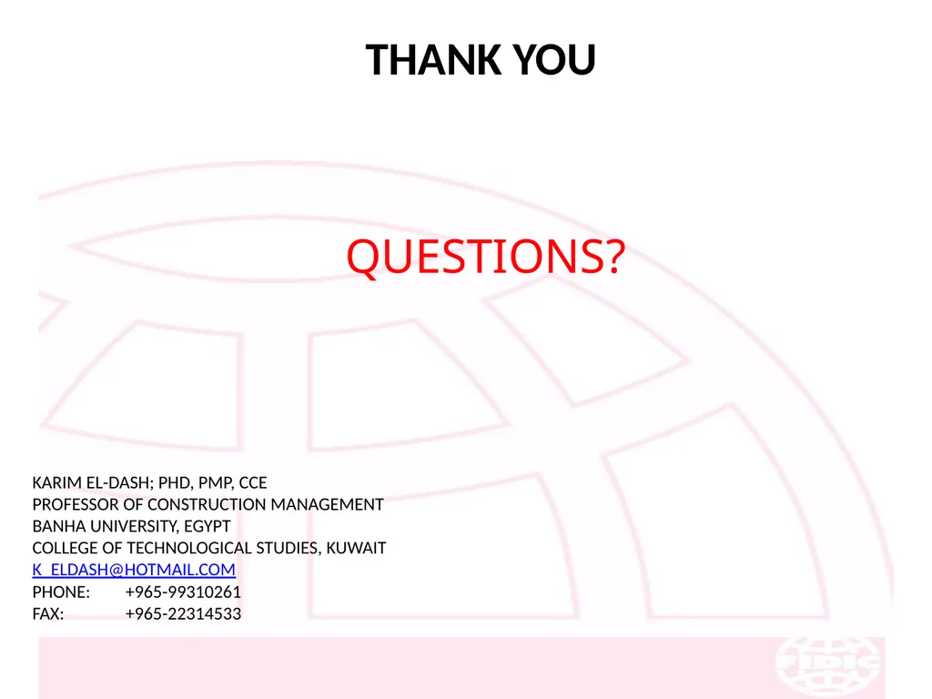 FIDIC Conditions of Contract for Construction - slide 250 of 250