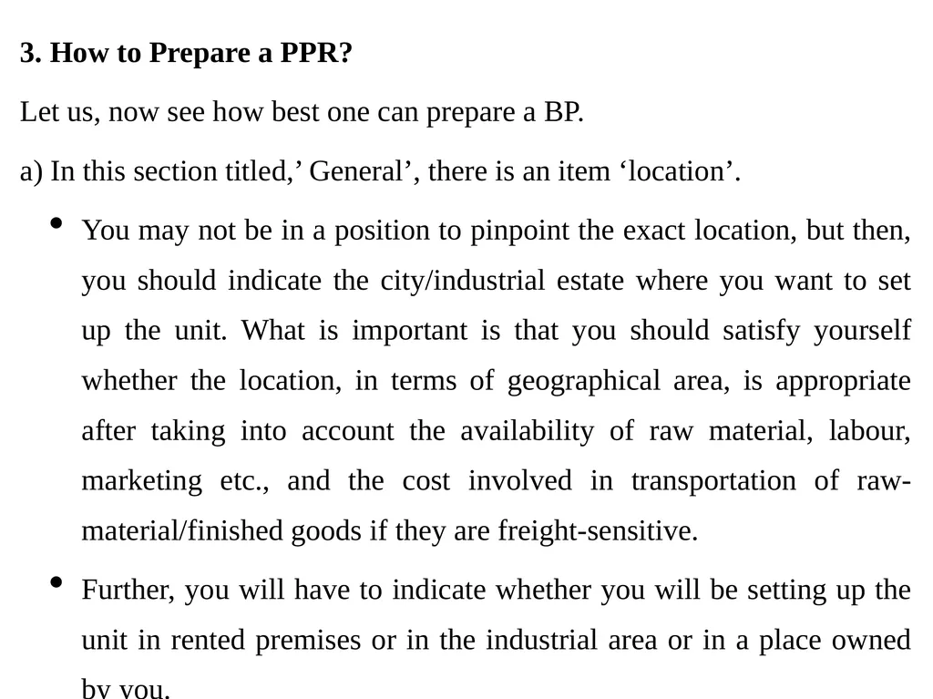 Business Plan or Project Report 1. What is a - slide 4 of 21