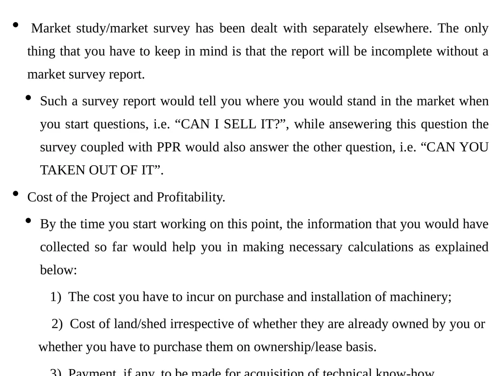 Business Plan or Project Report 1. What is a - slide 13 of 21