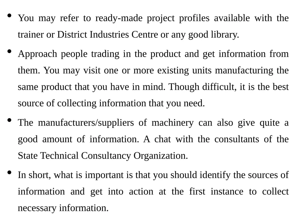 Business Plan or Project Report 1. What is a - slide 6 of 21
