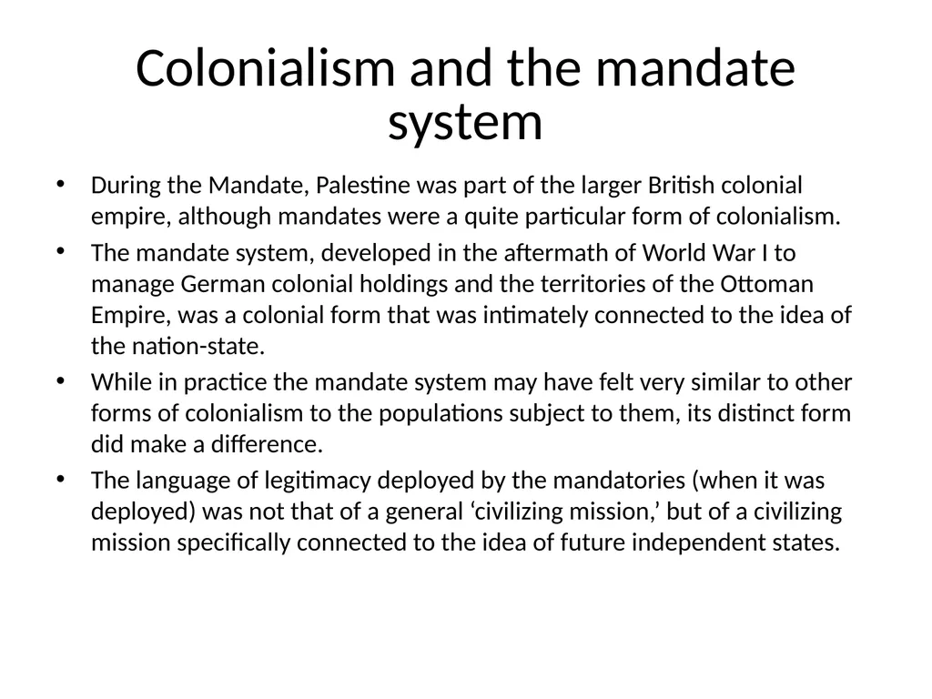 Empire and Aftermath Palestine under the British - slide 24 of 25
