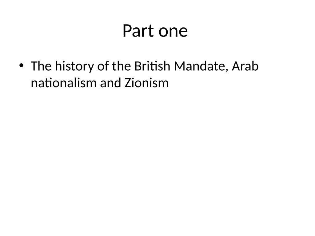 Empire and Aftermath Palestine under the British - slide 3 of 25