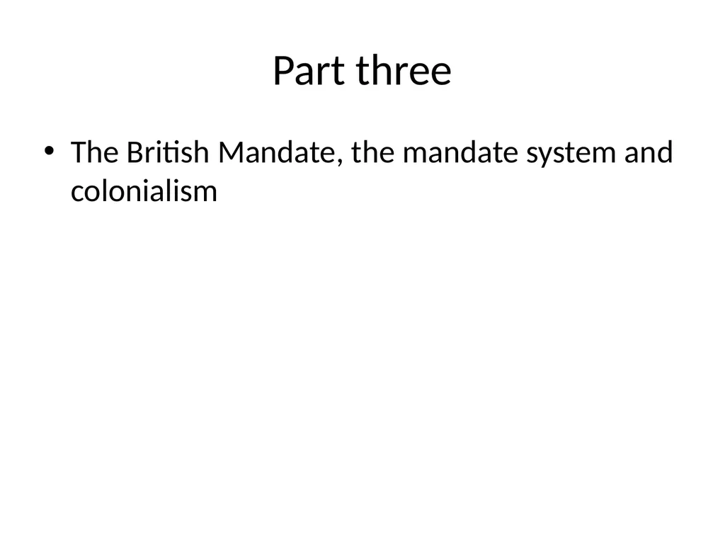 Empire and Aftermath Palestine under the British - slide 23 of 25