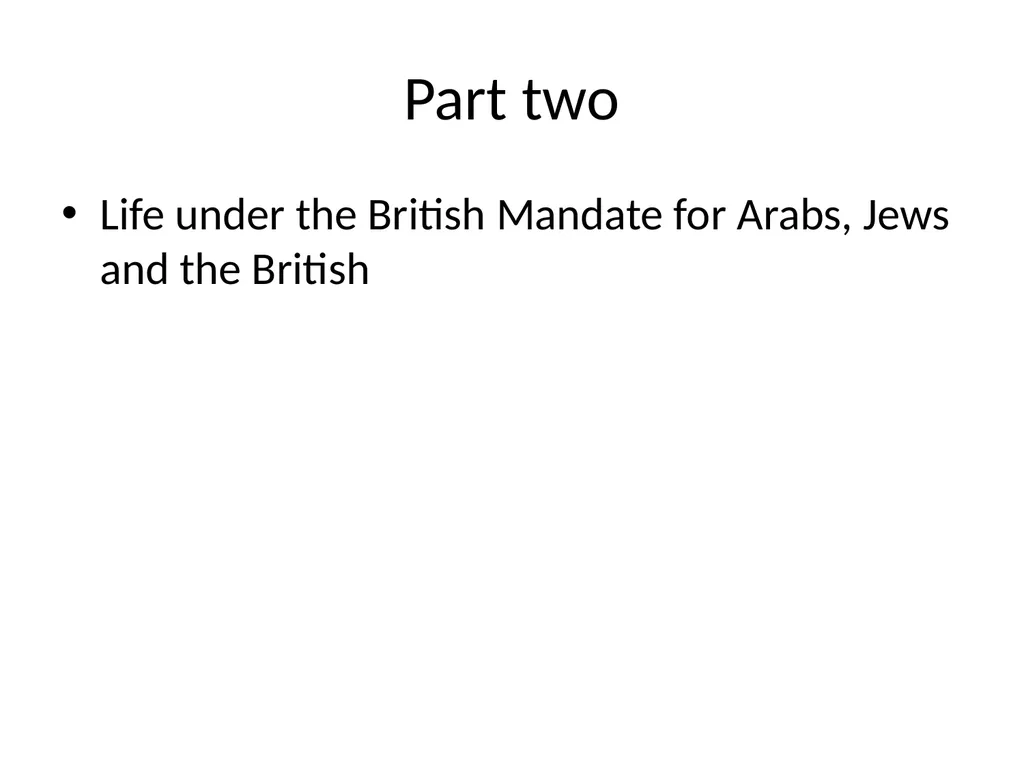 Empire and Aftermath Palestine under the British - slide 14 of 25