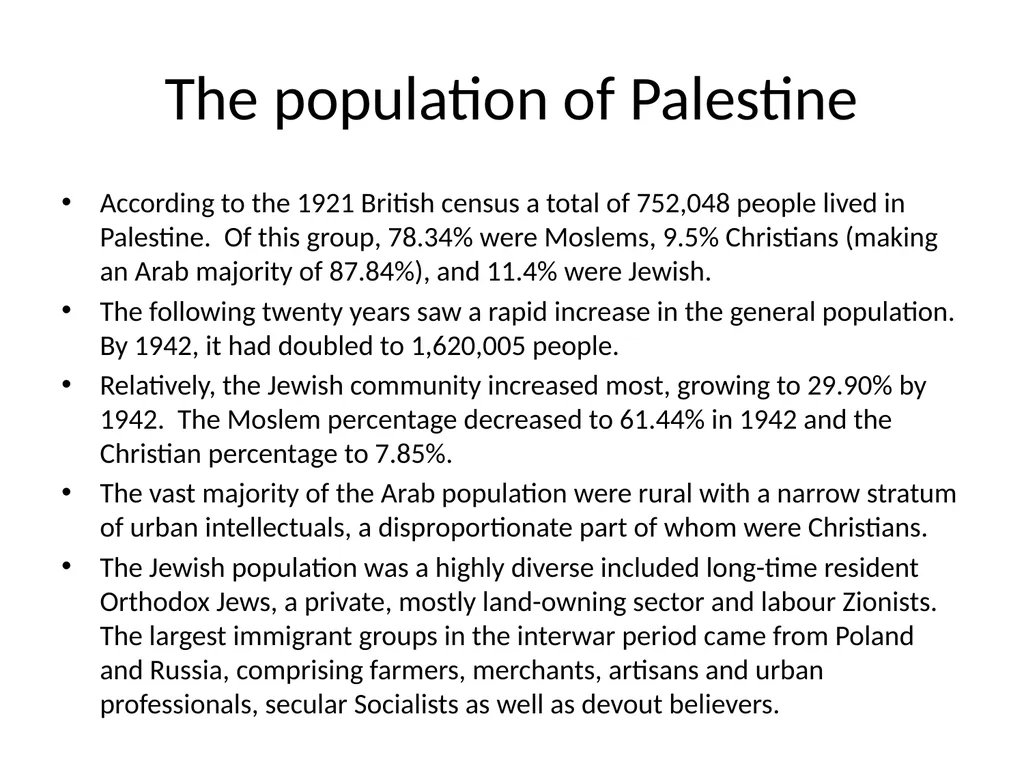 Empire and Aftermath Palestine under the British - slide 15 of 25