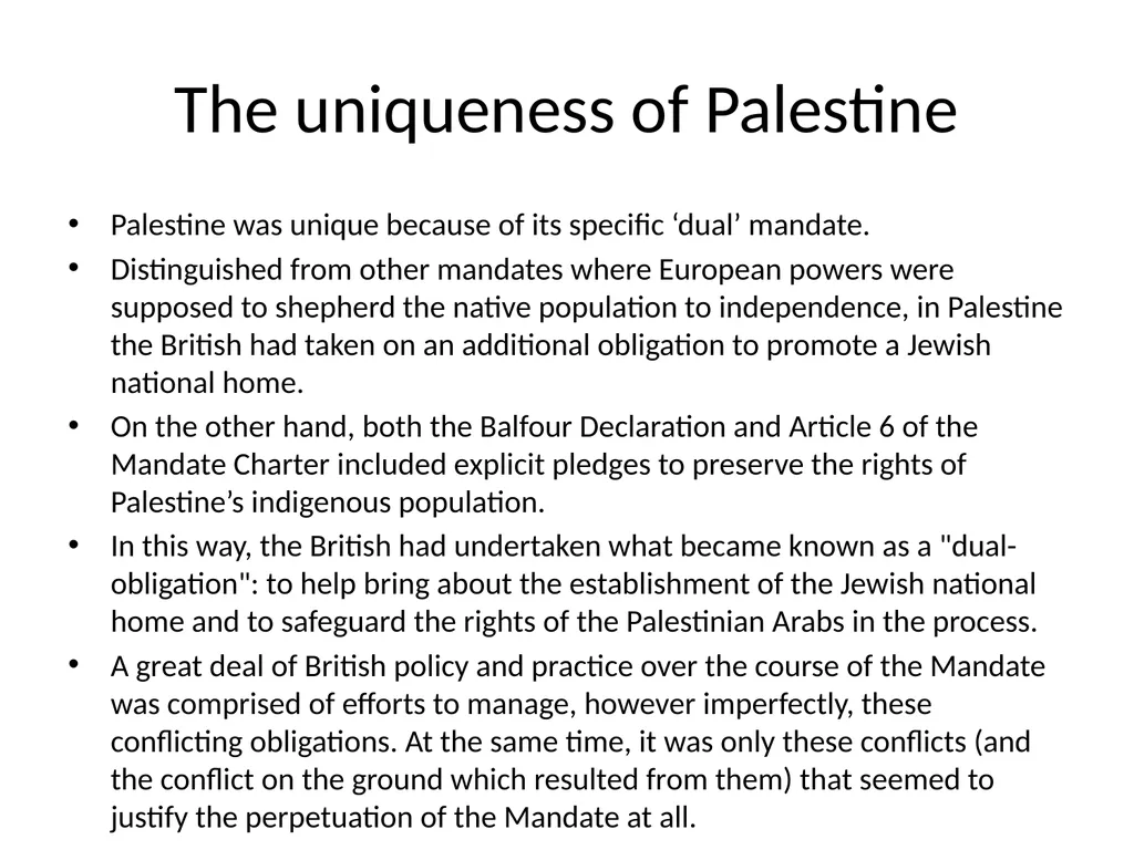 Empire and Aftermath Palestine under the British - slide 25 of 25