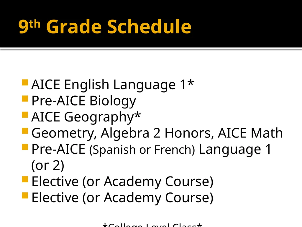 Cambridge A.I.C.E. Advanced International - slide 11 of 19