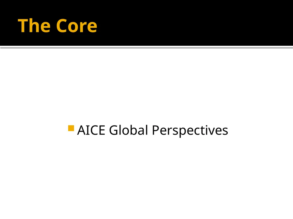 Cambridge A.I.C.E. Advanced International - slide 8 of 19