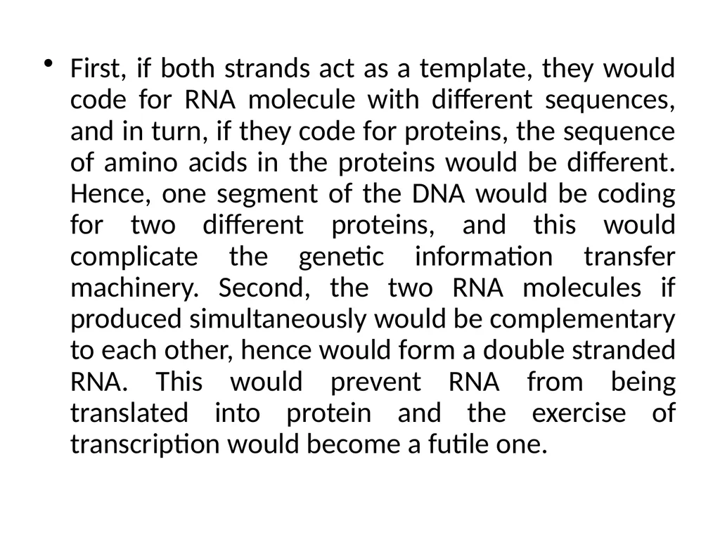 TRANSCRIPTION TRANSCRIPTION The process of copying - slide 3 of 11