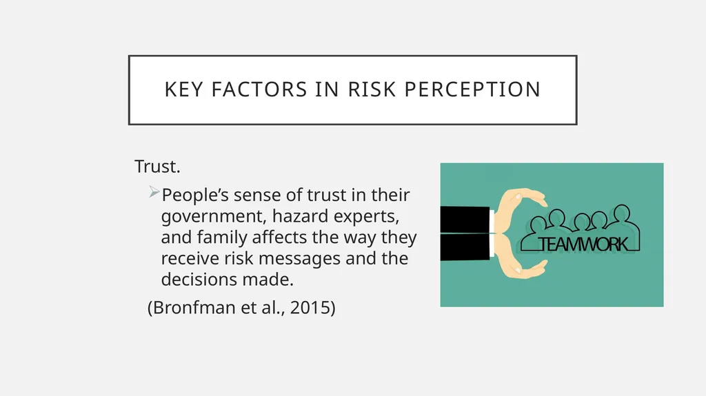 Risk Perception How past experiences determine - slide 11 of 16