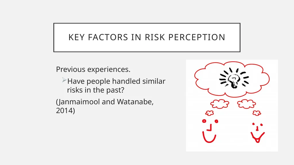 Risk Perception How past experiences determine - slide 8 of 16