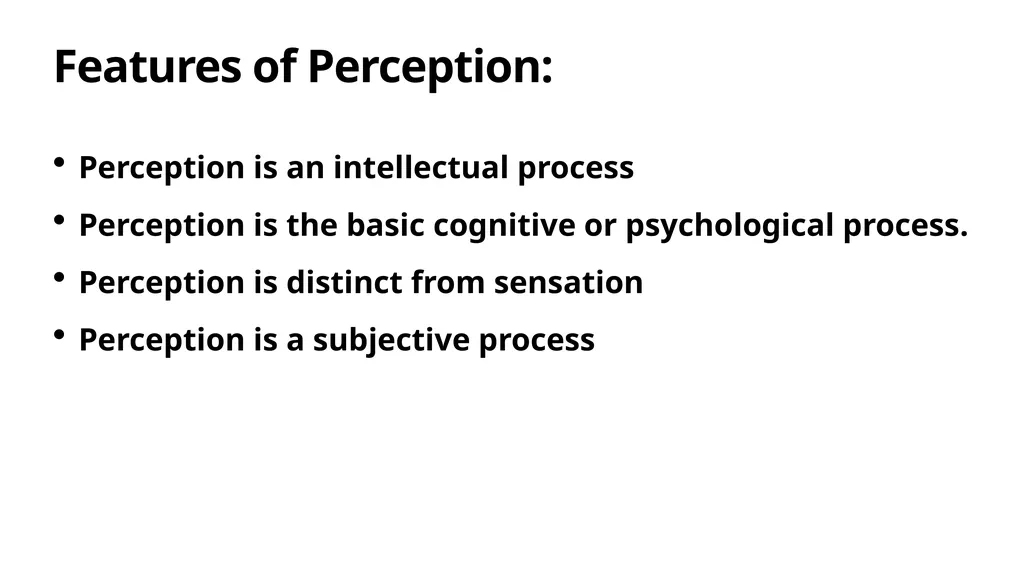 Perception in OB Understanding How Perception - slide 3 of 12