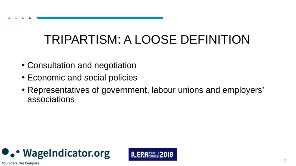 Social Pacts – An Account of Tripartism in the - slide 2 of 11