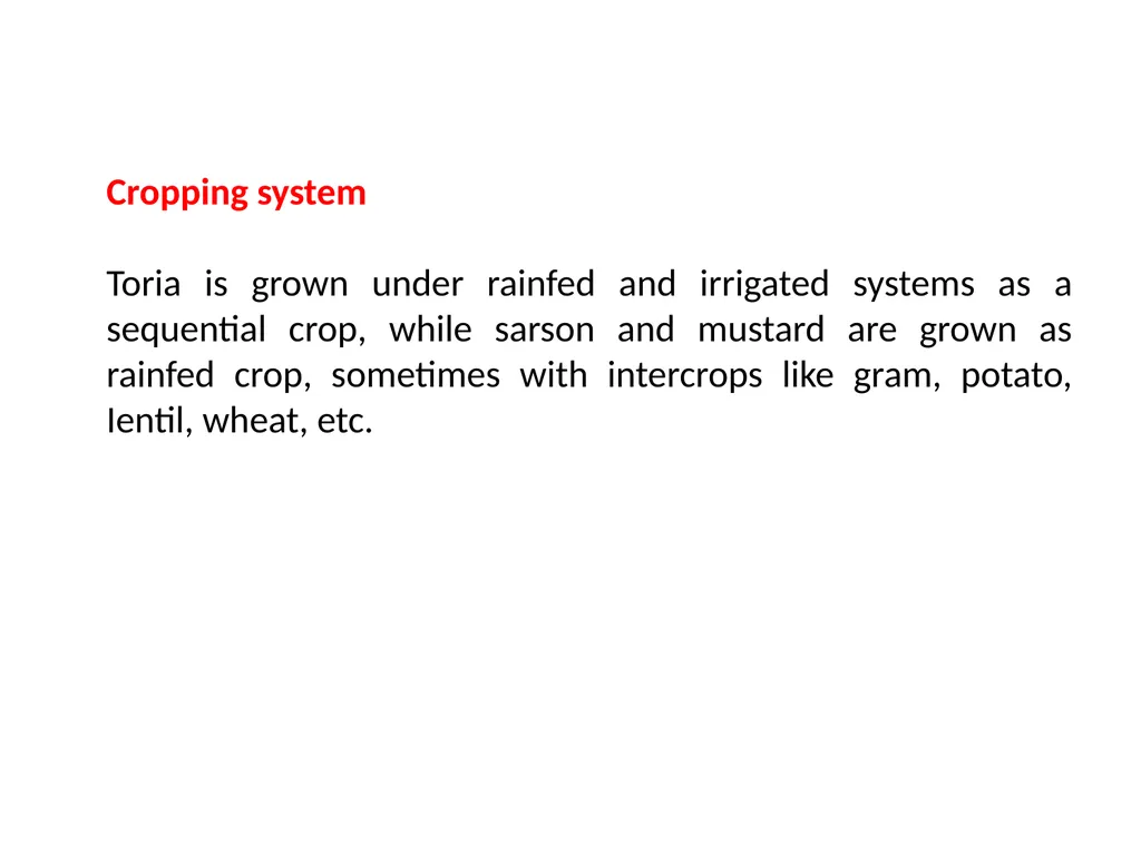 Rapeseed and Mustard (Brassica spp.) Rapeseed and - slide 20 of 35