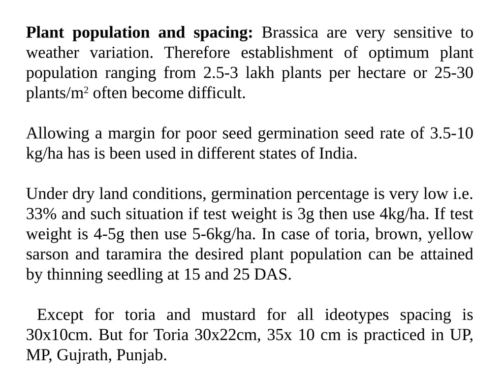 Rapeseed and Mustard (Brassica spp.) Rapeseed and - slide 24 of 35