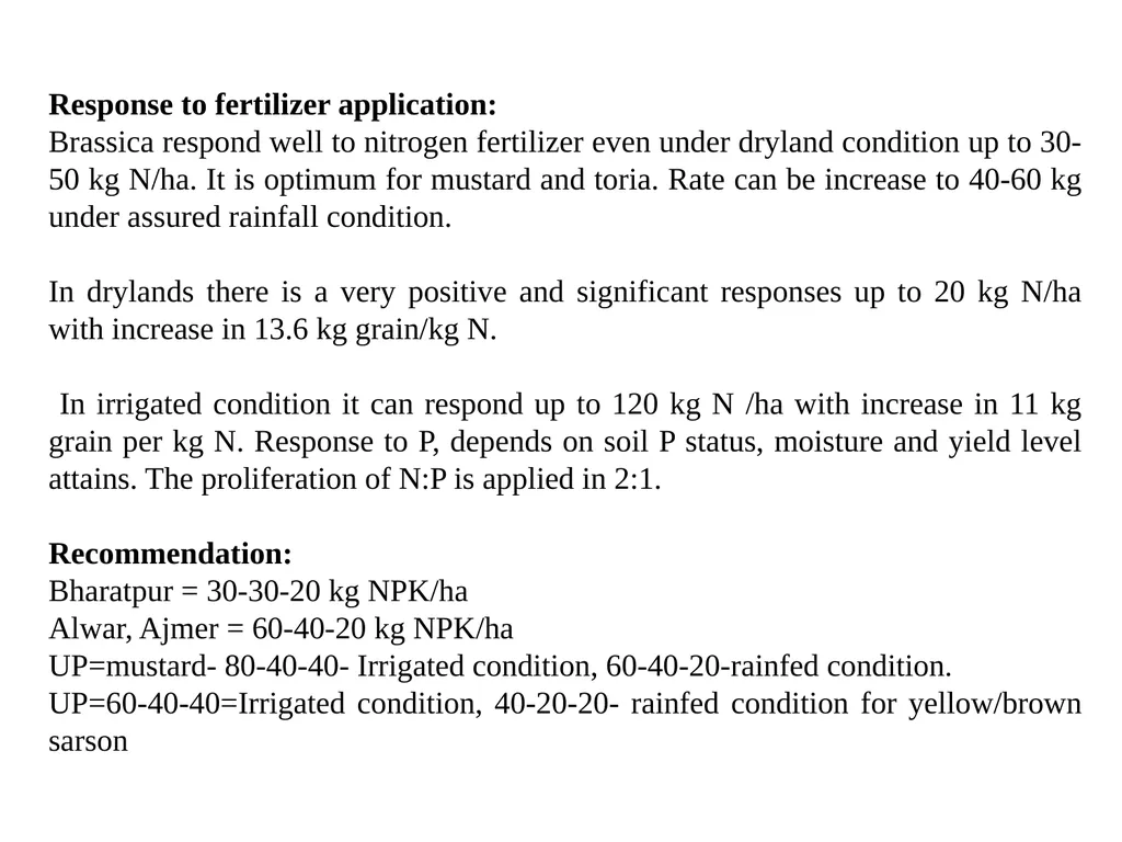 Rapeseed and Mustard (Brassica spp.) Rapeseed and - slide 27 of 35
