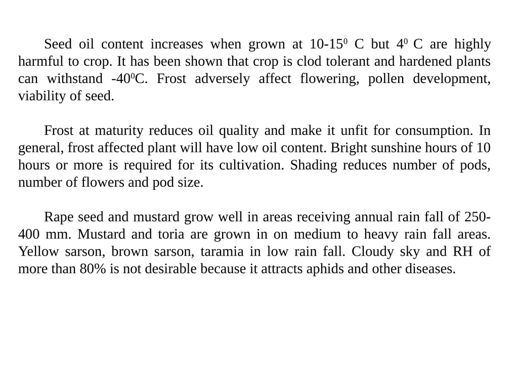 Rapeseed and Mustard (Brassica spp.) Rapeseed and - slide 16 of 35