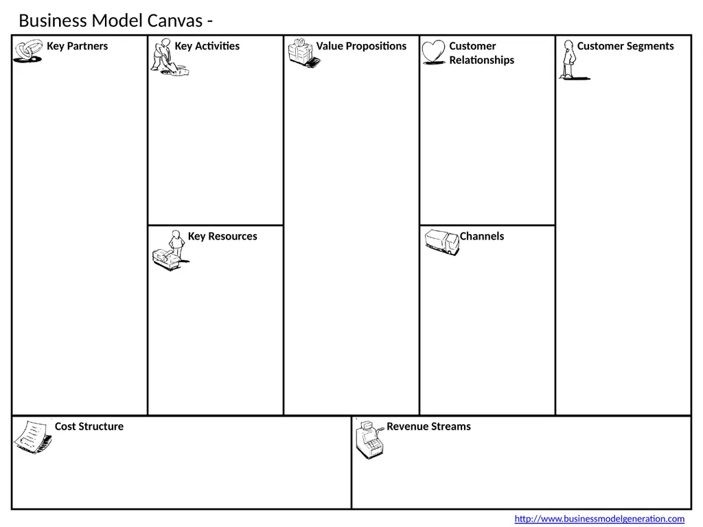 Business Model Canvas - Business Model Canvas - - slide 1 of 2