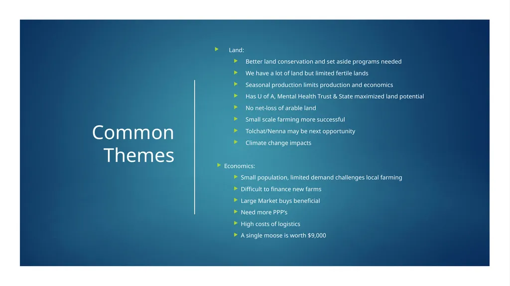 Commonwealth North: Food Security Study Group - slide 34 of 37