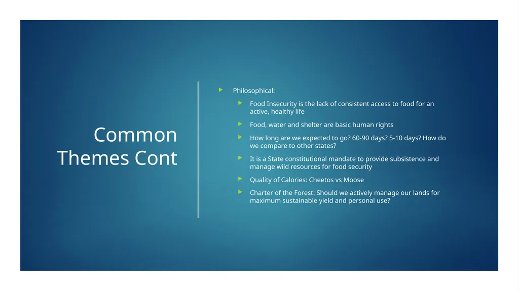 Commonwealth North: Food Security Study Group - slide 36 of 37
