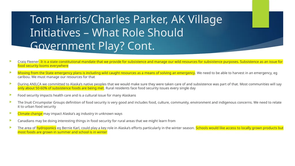 Commonwealth North: Food Security Study Group - slide 31 of 37