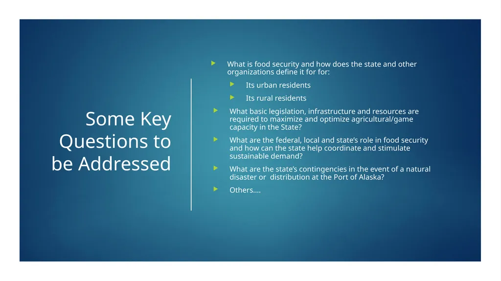 Commonwealth North: Food Security Study Group - slide 5 of 37