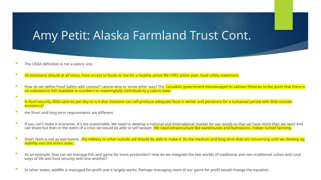 Commonwealth North: Food Security Study Group - slide 9 of 37
