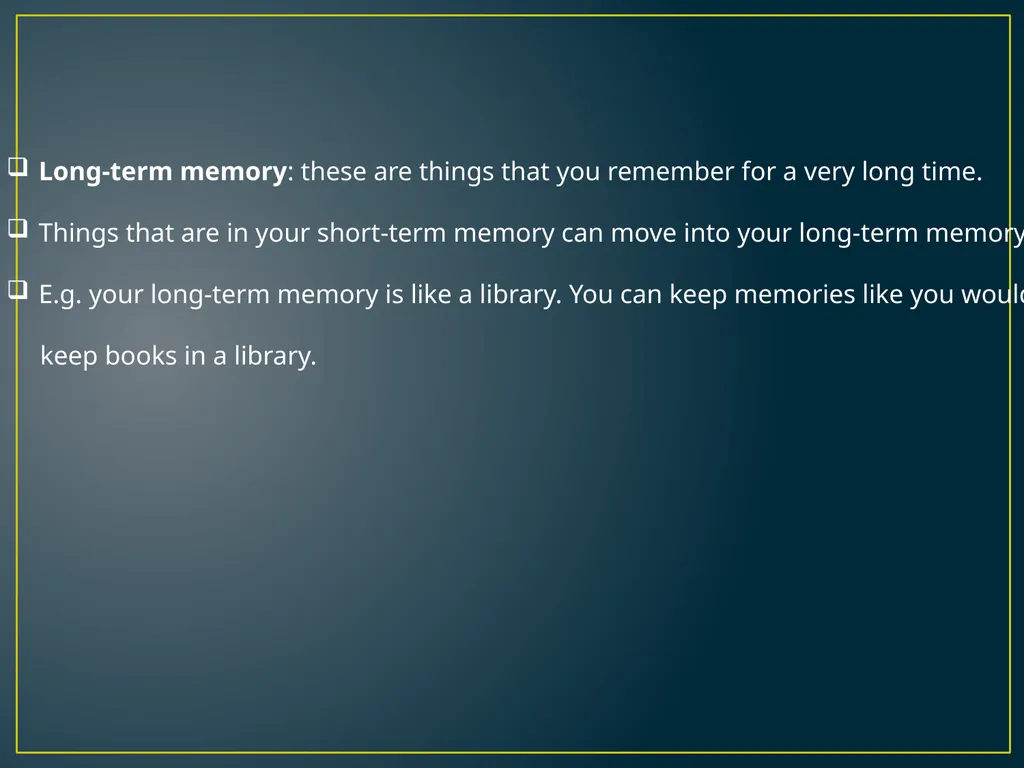 MEMORY PLP MODULE 2 UNIT 2 LIFE SKILLS 2.1 The - slide 3 of 8