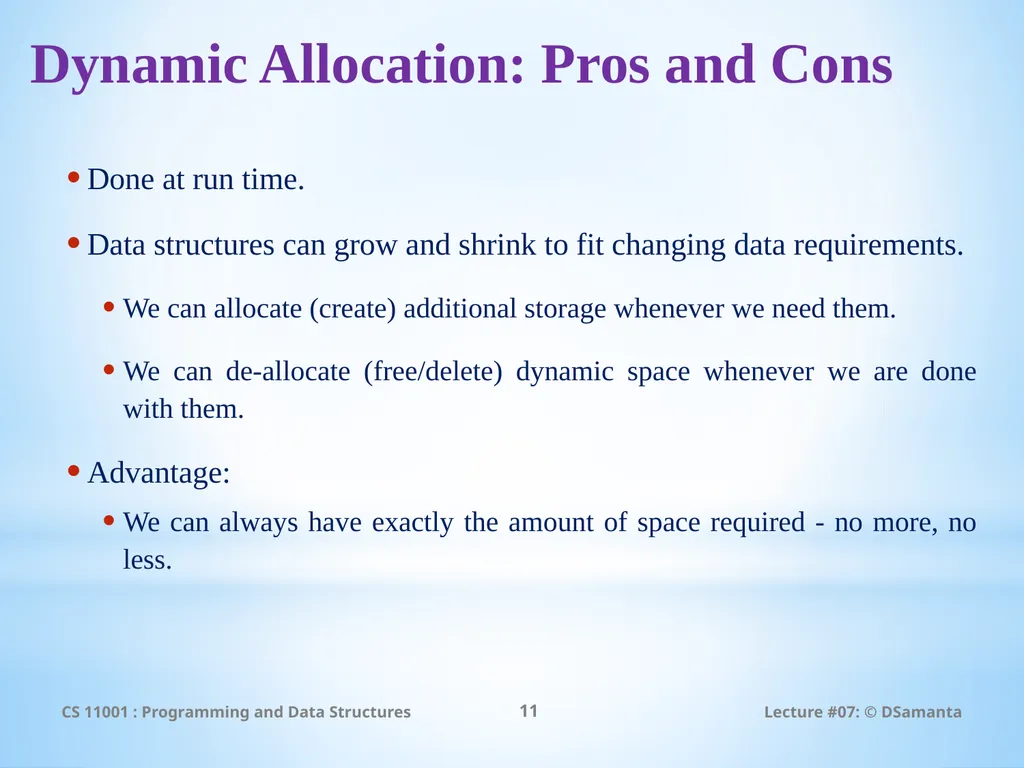 Debasis Samanta Computer Science & Engineering - slide 11 of 34