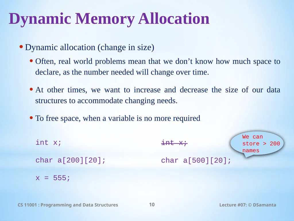 Debasis Samanta Computer Science & Engineering - slide 10 of 34