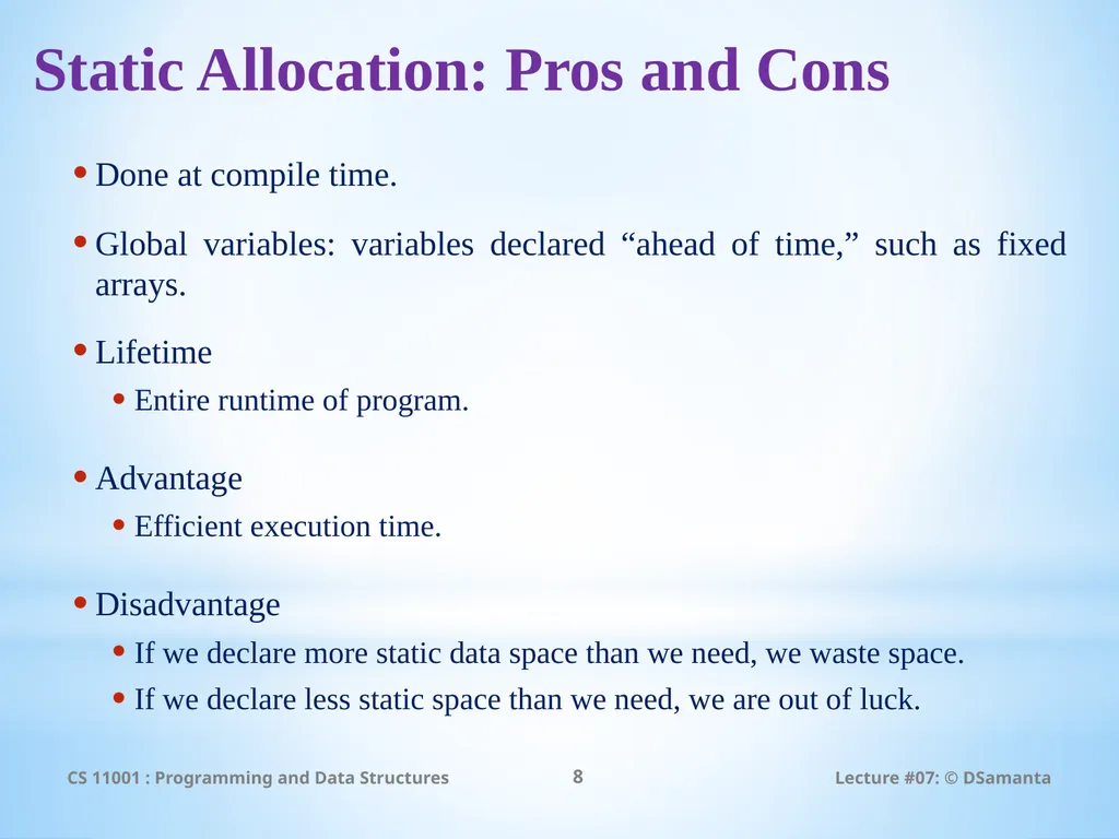 Debasis Samanta Computer Science & Engineering - slide 8 of 34