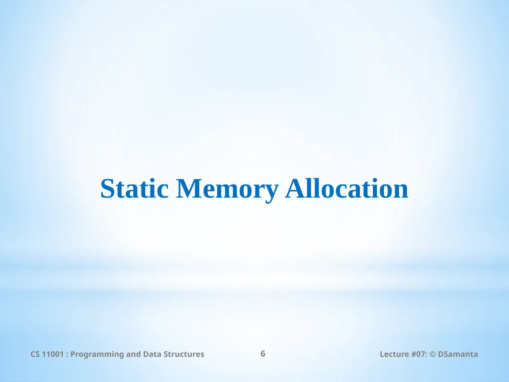 Debasis Samanta Computer Science & Engineering - slide 6 of 34
