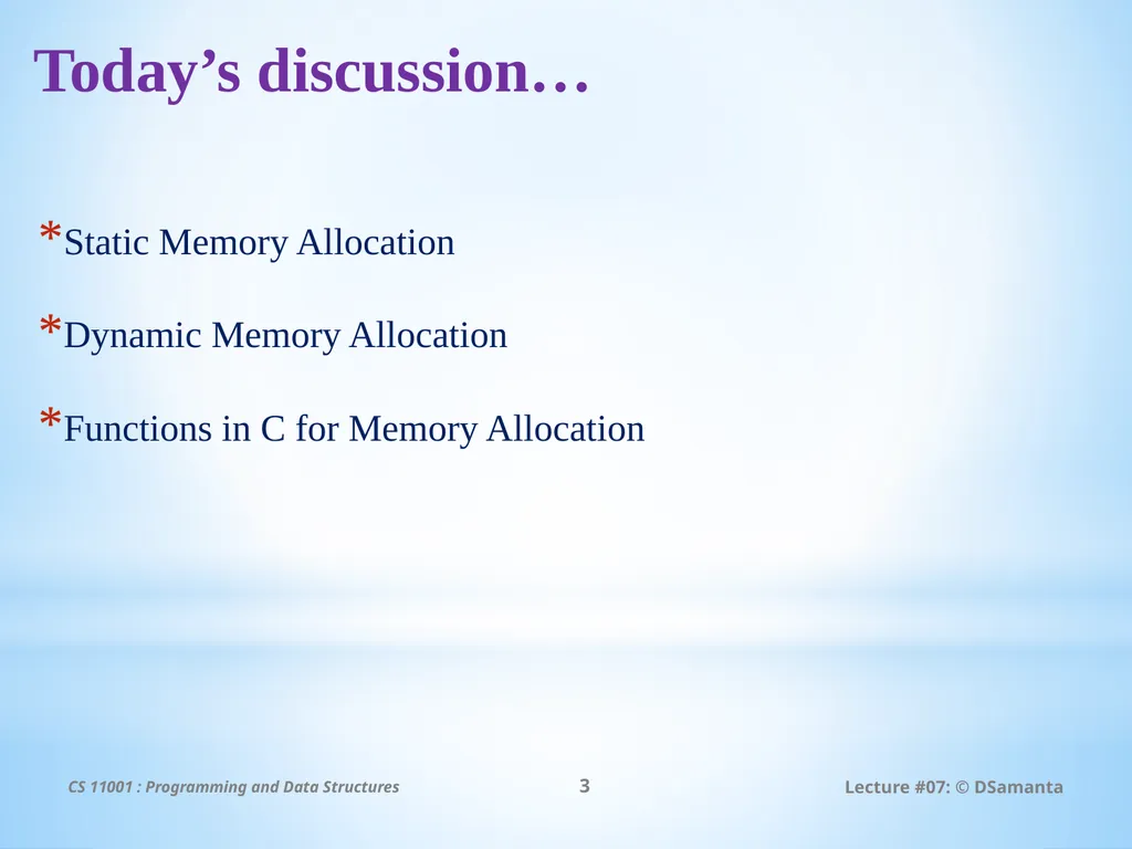 Debasis Samanta Computer Science & Engineering - slide 3 of 34