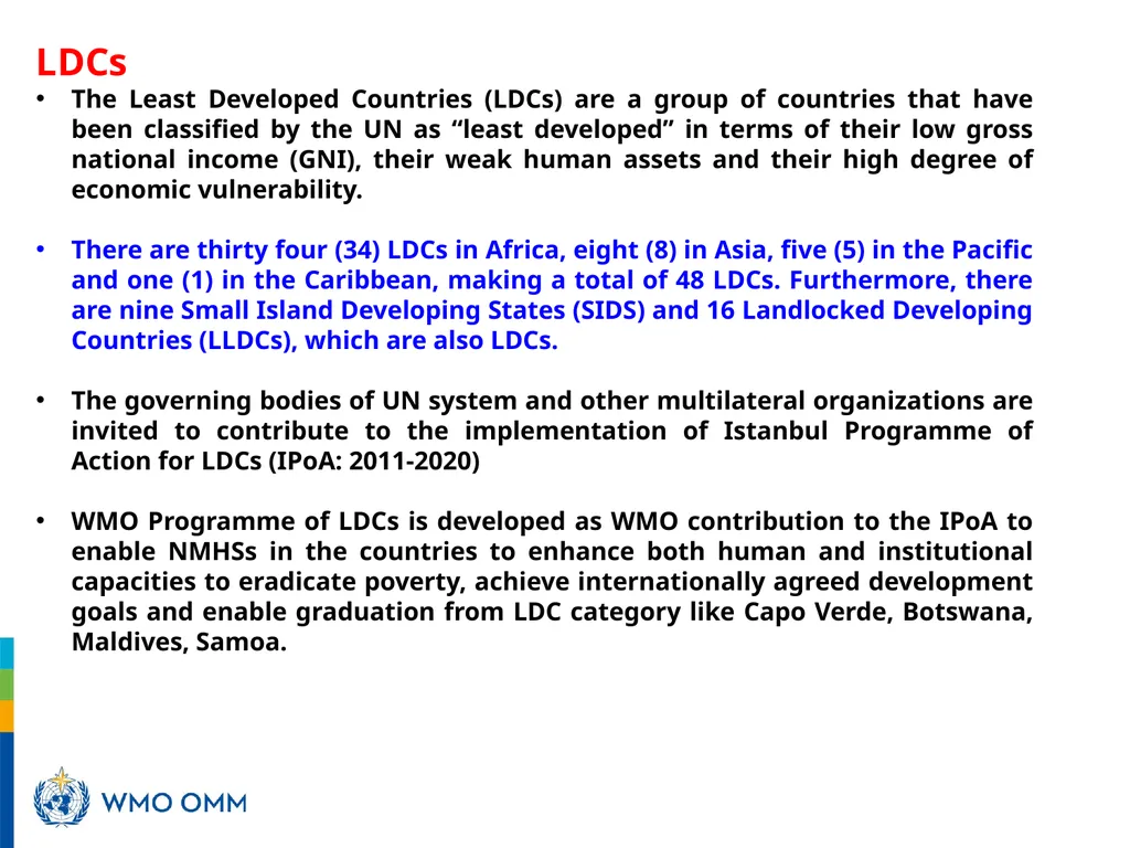 Role of WMO Regional Office for Africa in support - slide 3 of 18