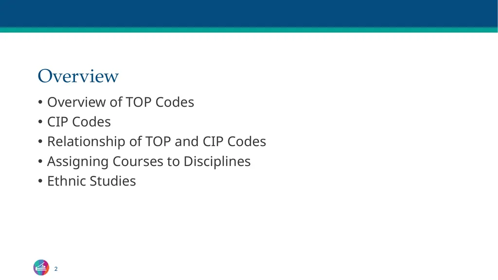 TOP Codes: What Are They? Craig Rutan, ASCCC Data - slide 2 of 38