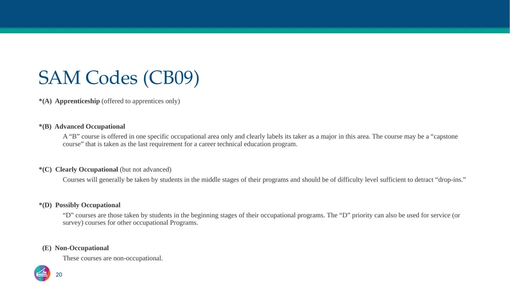 TOP Codes: What Are They? Craig Rutan, ASCCC Data - slide 20 of 38