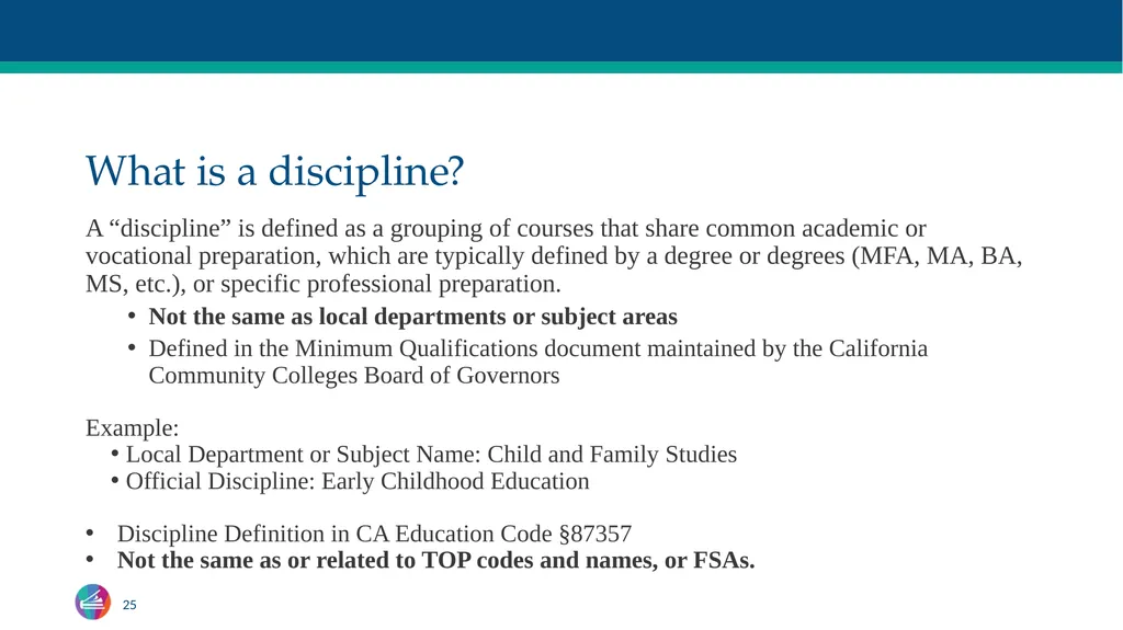TOP Codes: What Are They? Craig Rutan, ASCCC Data - slide 25 of 38