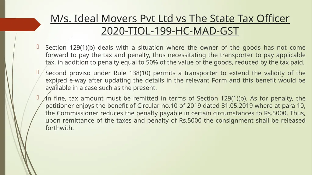 Important Judicial Pronouncements in GST CA - slide 14 of 132