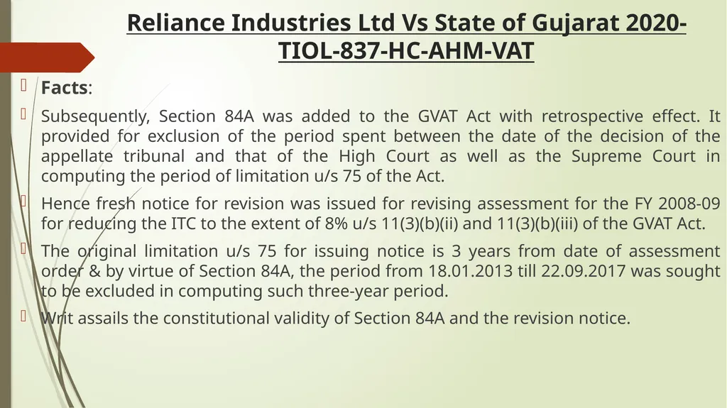 Important Judicial Pronouncements in GST CA - slide 24 of 132