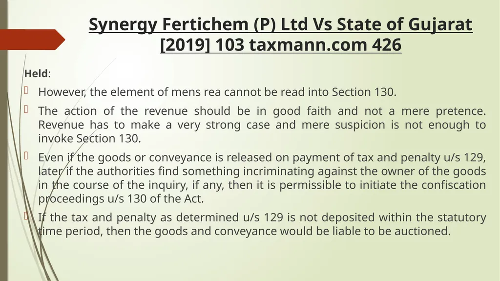 Important Judicial Pronouncements in GST CA - slide 110 of 132