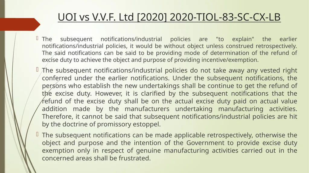Important Judicial Pronouncements in GST CA - slide 33 of 132