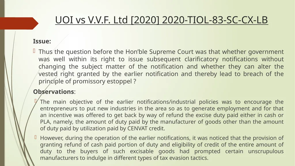 Important Judicial Pronouncements in GST CA - slide 32 of 132