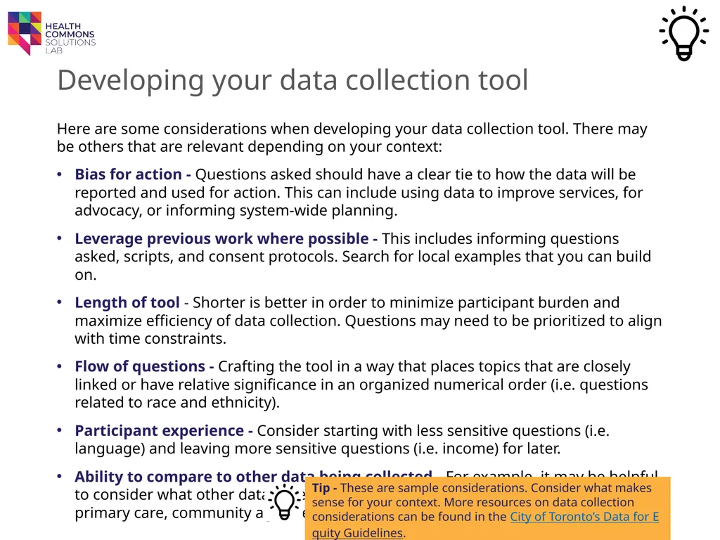 TOOLS Sociodemographic Data Collection IN A - slide 6 of 36