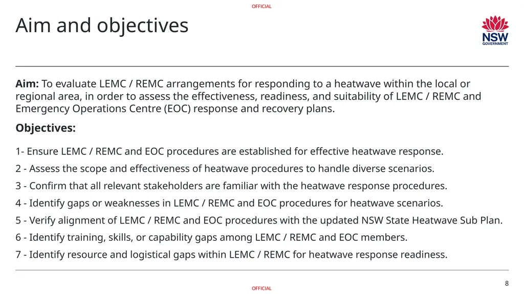 Exercise [INSERT NAME] Heatwave Discussion - slide 8 of 29