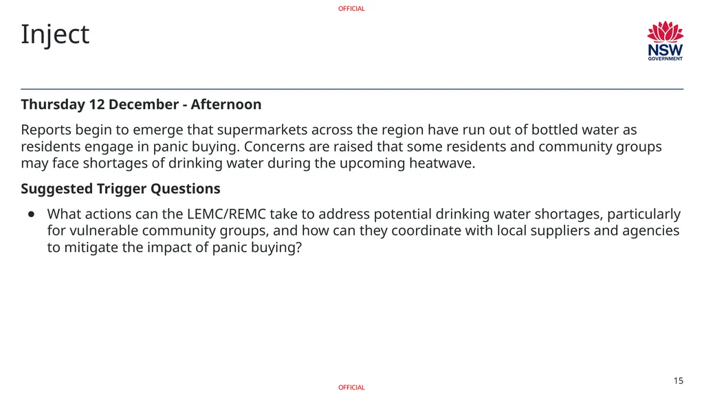 Exercise [INSERT NAME] Heatwave Discussion - slide 15 of 29