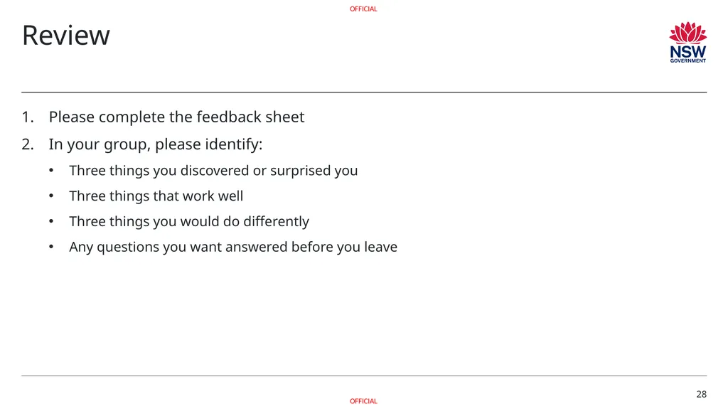 Exercise [INSERT NAME] Heatwave Discussion - slide 28 of 29
