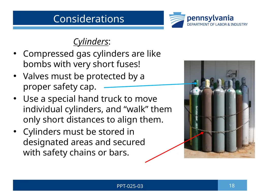 SAFE LIFTING/MATERIAL HANDLING 1 PPT-025-03 Bureau - slide 18 of 37
