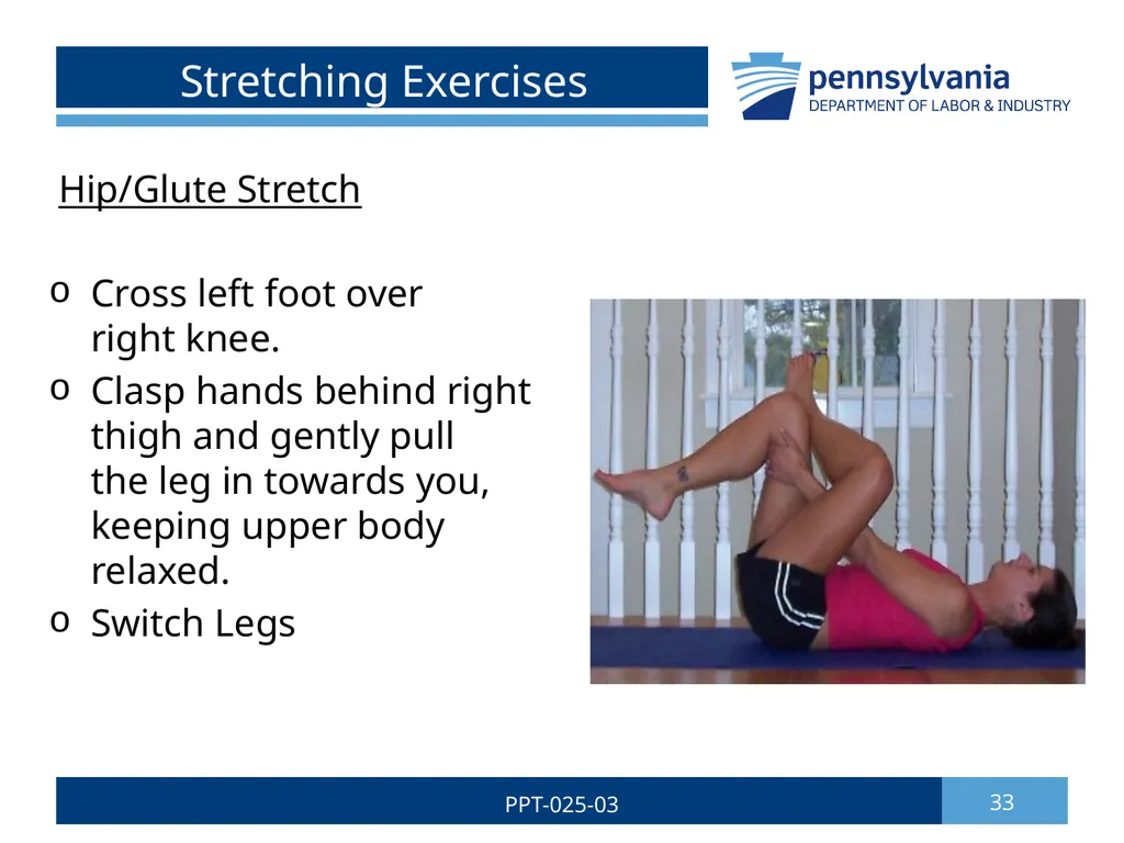 SAFE LIFTING/MATERIAL HANDLING 1 PPT-025-03 Bureau - slide 33 of 37