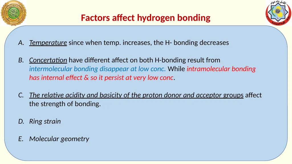 Sample preparation and factors affect IR bands The - slide 9 of 14